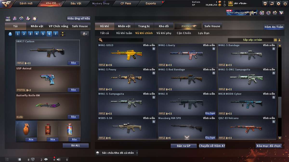 shop acc cf uy tin gia re